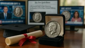A Kennedy Half Dollar Given As Graduation Gift Is Now Global Talking Point
